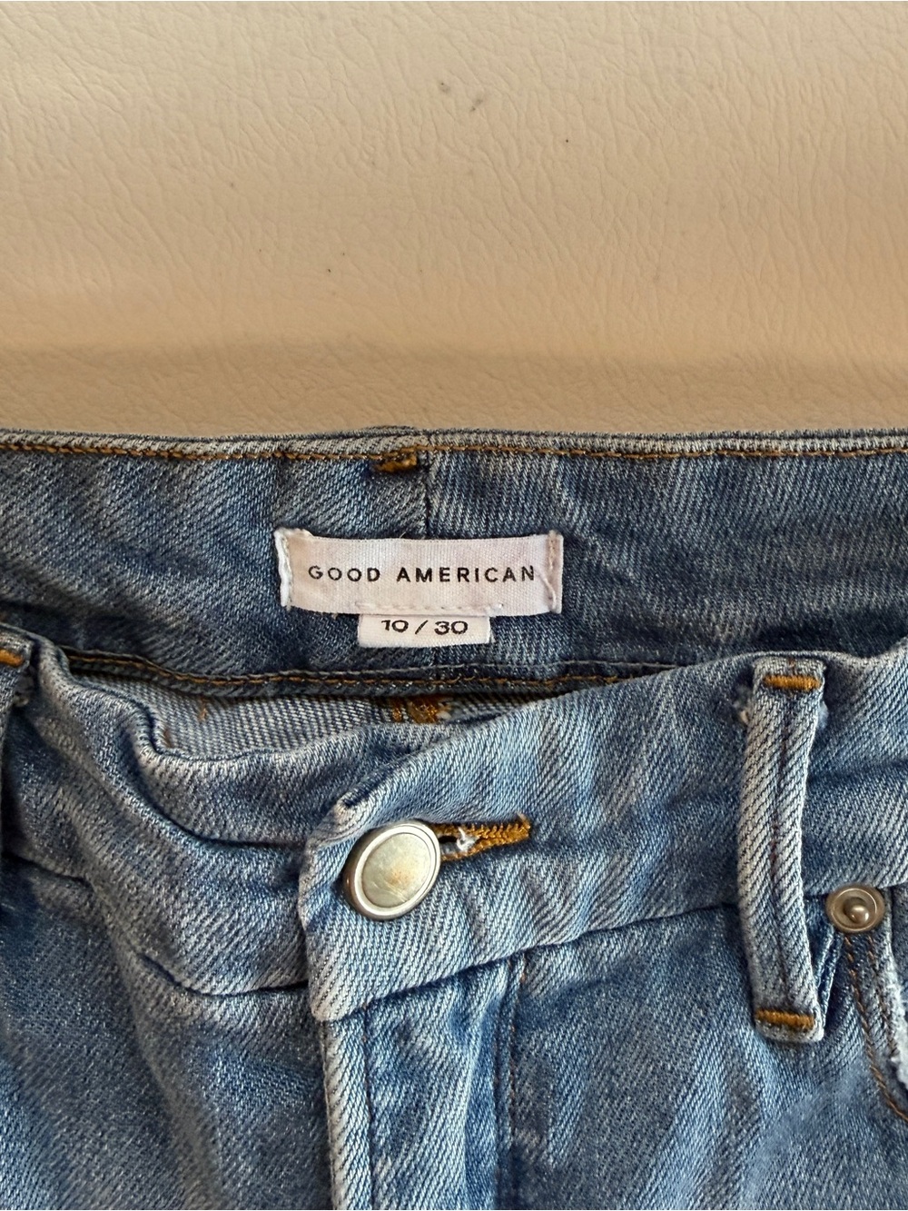 Good American Good Curve Straight Women’s Jeans Size 10/30 - Picture 4 of 7